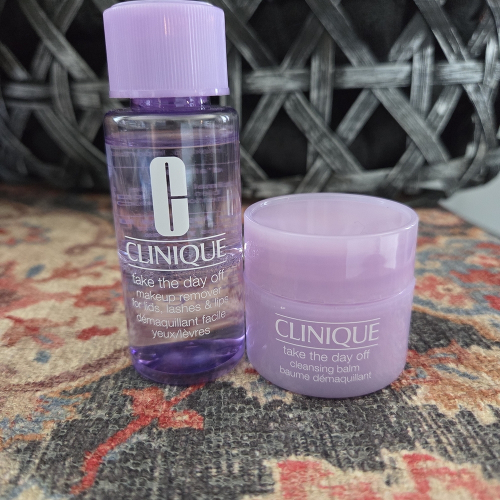 Clinique Lavender Makeup Remover and Cleansing Balm Duo